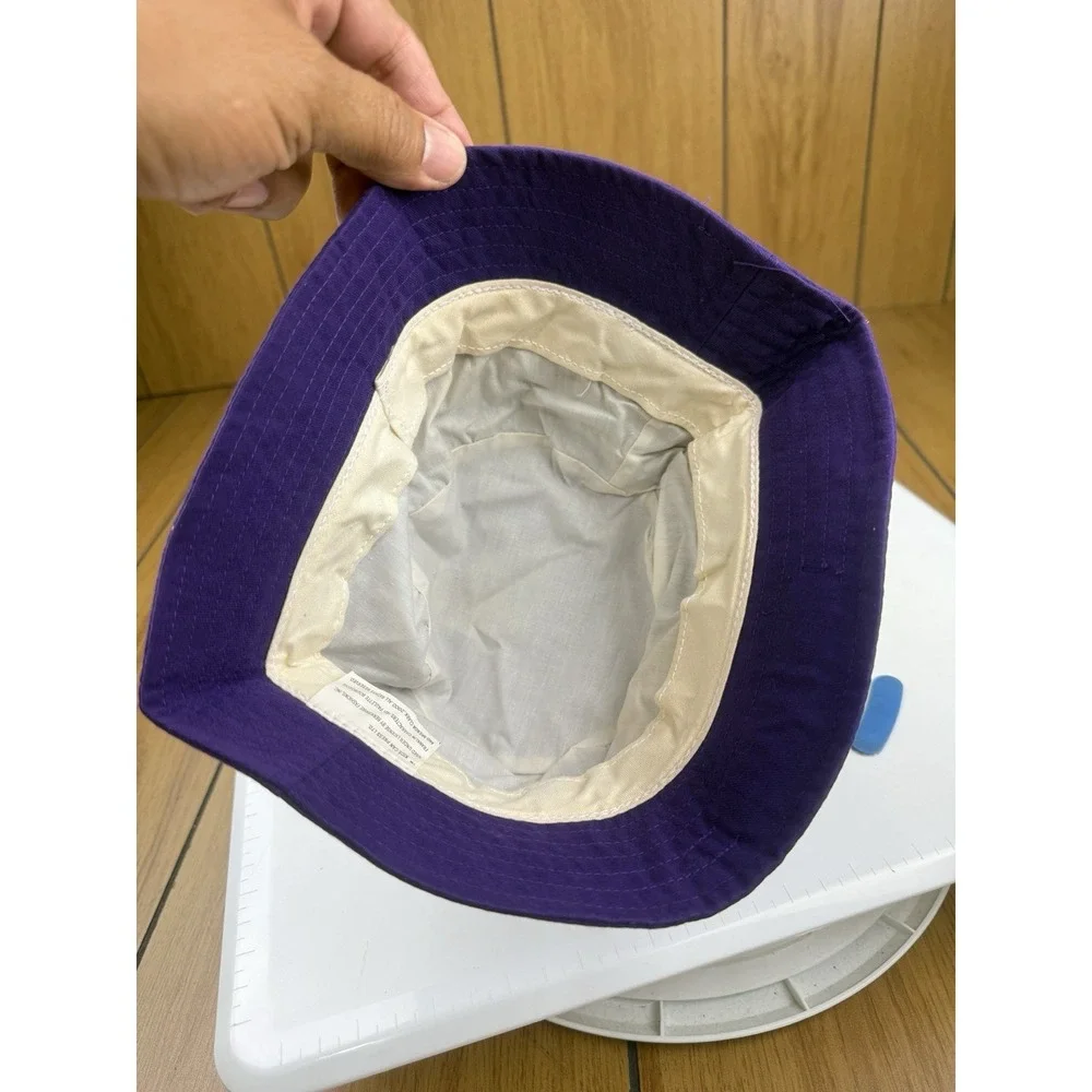 Vintage Franklin The Turtle Purple Bucket‎ Hat Kids 90s Y2K Cute